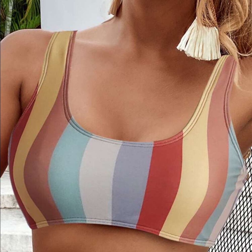 NWT SHEIN scoop bikini top